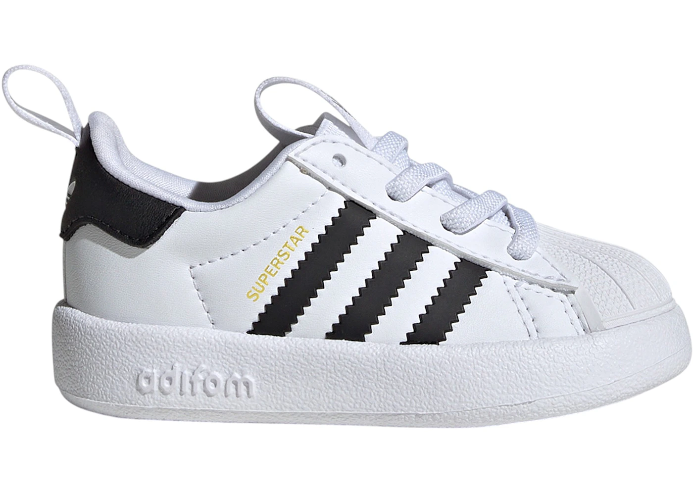 adidas adiFOM Superstar 360 White Black Gold Metallic (TD) - JS0720 - US adidas adiFOM Superstar 360 White Black Gold Metallic (TD) - JS0720 - US