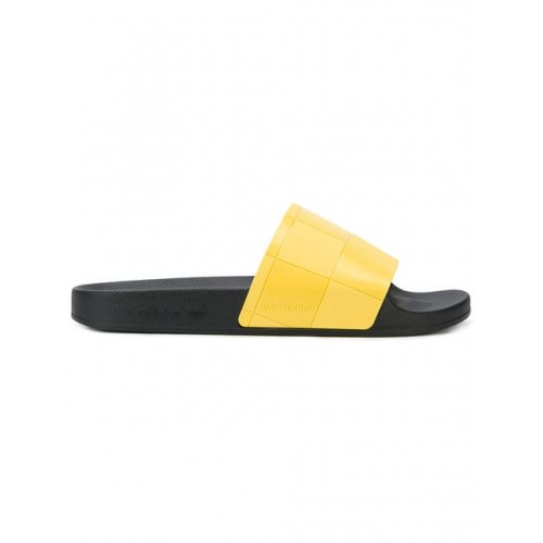 adidas Adilette Checkerboard Raf Simons Black Yellow Men's ...