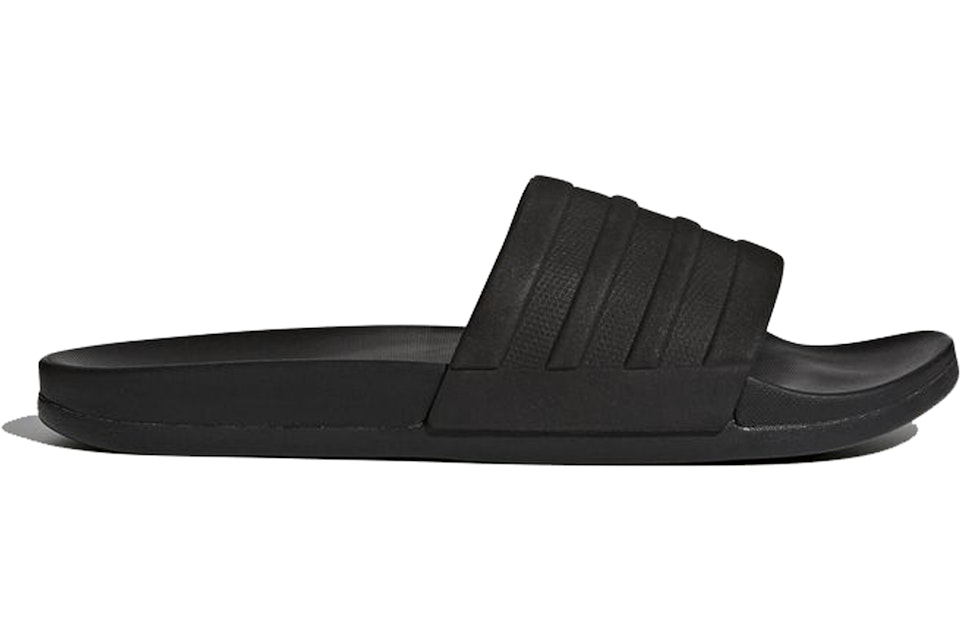 Adidas Adilette Cloudfoam Plus Triple Black S137 Adidas Adilette Cloudfoam Plus Triple Black S137