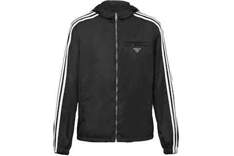 adidas for Prada Re-Nylon Hooded Track Jacket Black - FW21 - US adidas for Prada Re-Nylon Hooded Track Jacket Black - FW21 - US