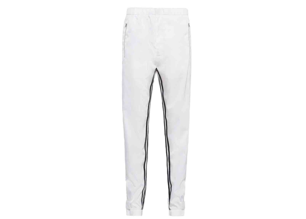 Pre-owned Adidas Originals Adidas For Prada Re-nylon Pants White