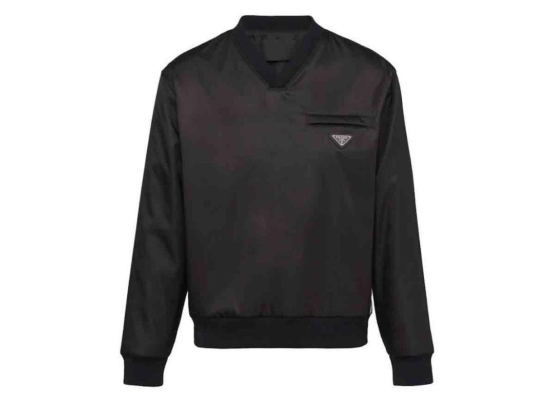 Pre-owned Adidas Originals Adidas For Prada Re-nylon Sweatshirt Black