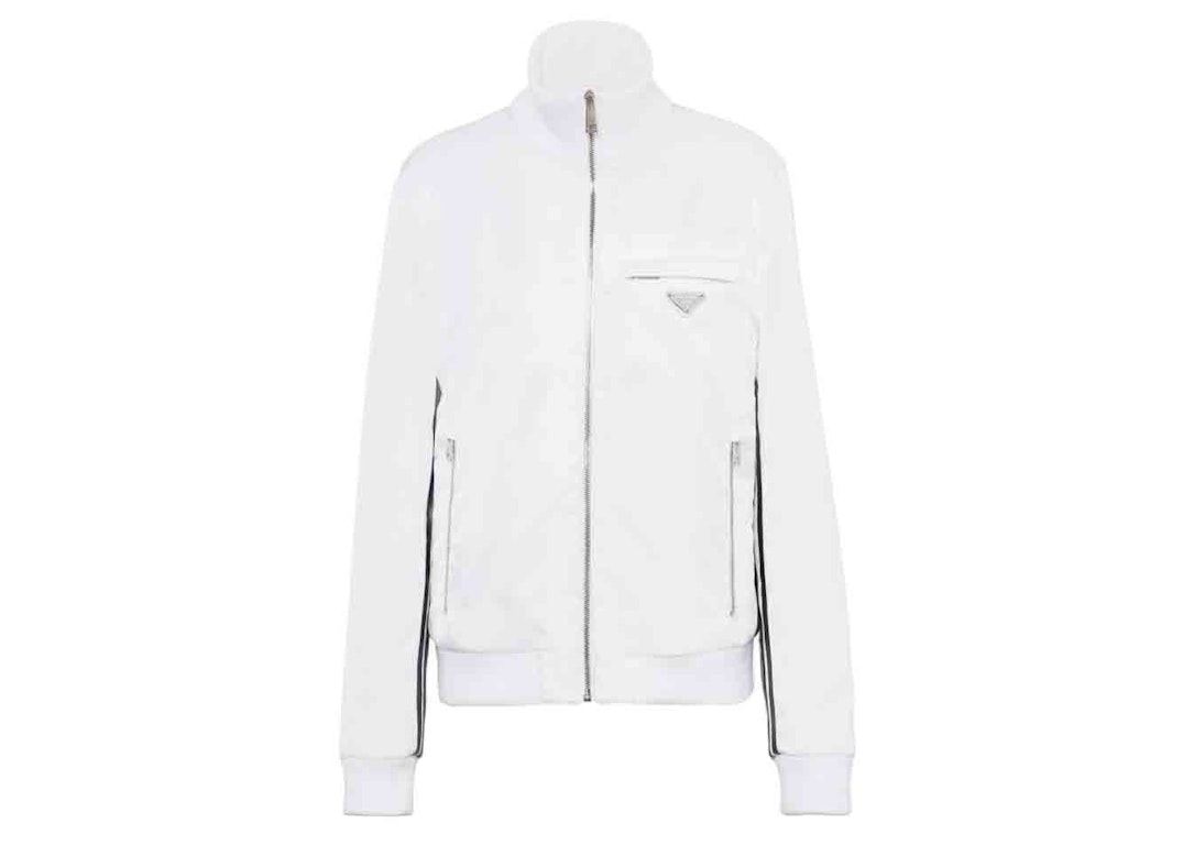 Pre-owned Adidas Originals Adidas For Prada Re-nylon Track Jacket White
