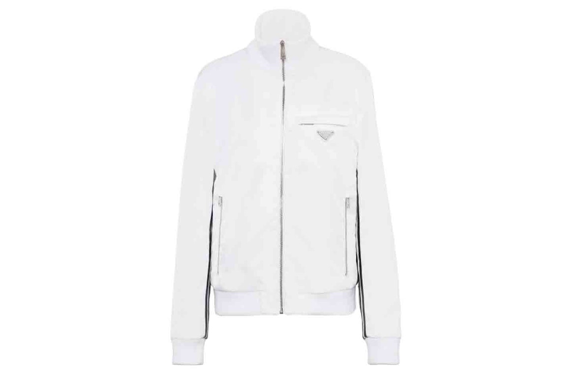 Pre-owned Adidas Originals Adidas For Prada Re-nylon Track Jacket White