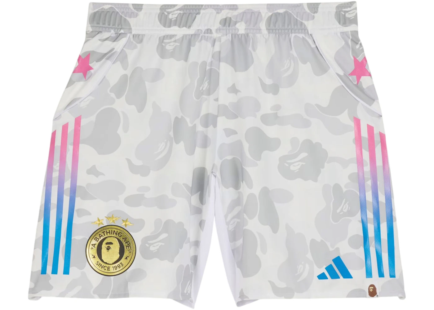adidas x BAPE FB Short White Men's - SS25 - US