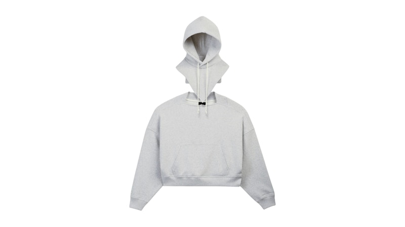 adidas x Bad Bunny Hooded Balaclava Crewneck Light Grey