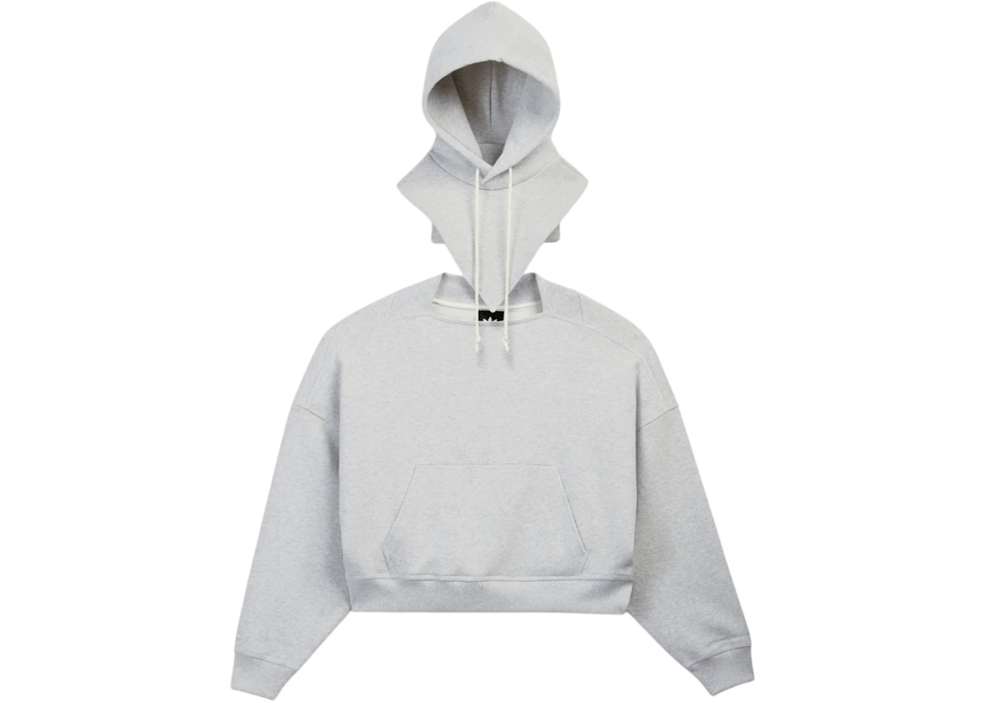 adidas x Bad Bunny Hooded Balaclava Crewneck Light Grey