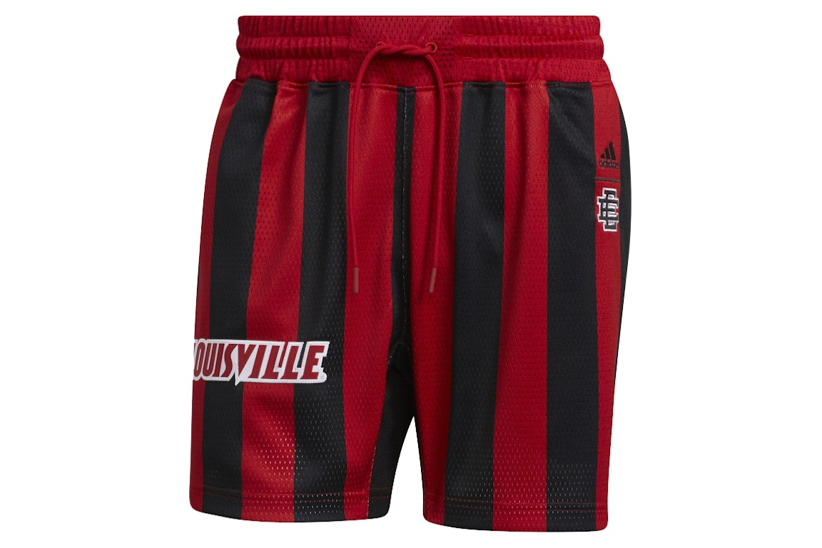 Pre-owned Adidas Originals Adidas X Eric Emanuel Louisville Swingman Shorts Team Power Red/black