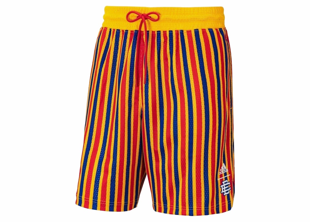 Pre-owned Adidas Originals Adidas X Eric Emanuel Mcdonald's All American Game Shorts Yellow/athletic Yellow