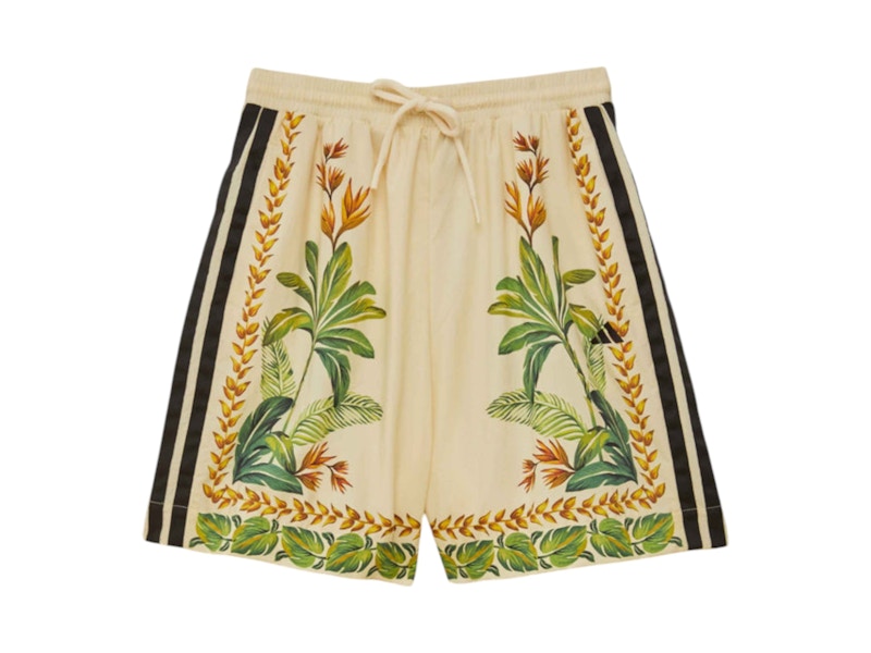 Pantaloncini adidas x Farm Rio Tropical Breeze Crema Bianco