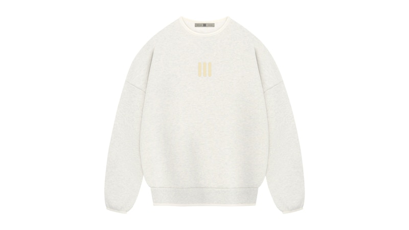 スウェット・トレーナー adidas Fear Of God Athletics Crew Sweat Oatmeal Heather adidas x Fear of God Athletics Crew Neck Sweatshirt Oatmeal