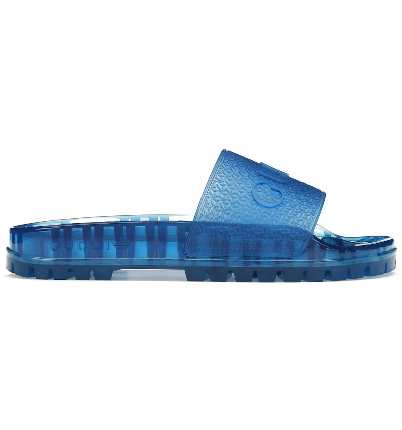 adidas x Gucci Adilette Slide Blue Men's IE2257 US