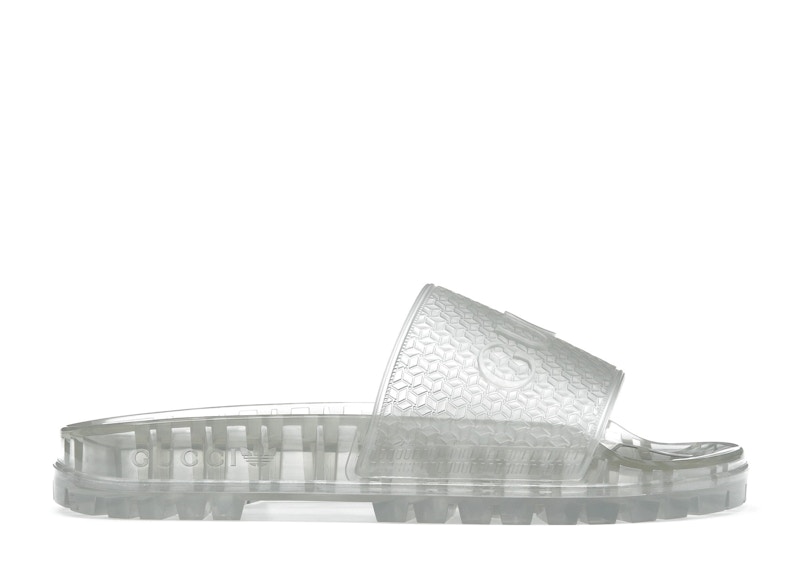 Pre-owned Adidas Originals X Gucci Adilette Slide (women's) Sneakers In Clear