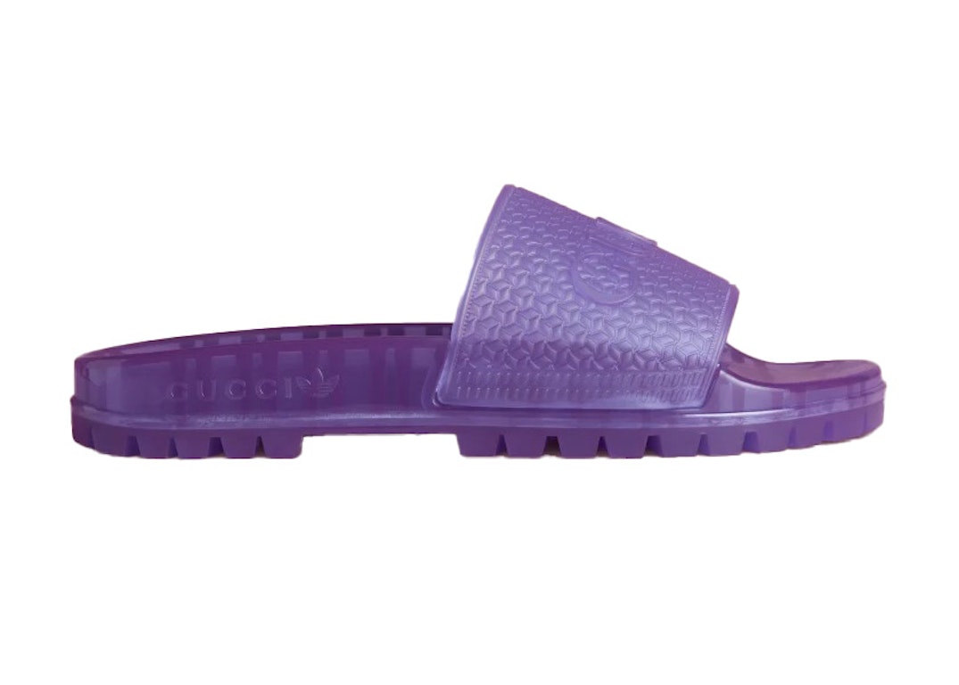 Pre-owned Adidas Originals Adidas X Gucci Adilette Slide Purple (women's)