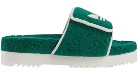 adidas x Gucci GG Platform Sandal Green