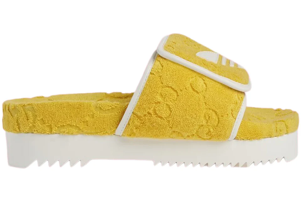 adidas x Gucci GG Platform Sandal Yellow (Women's)