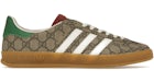 adidas x Gucci Gazelle monogramme GG beige
