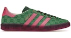 adidas x Gucci Gazelle GG Monogram en verde (de mujer)