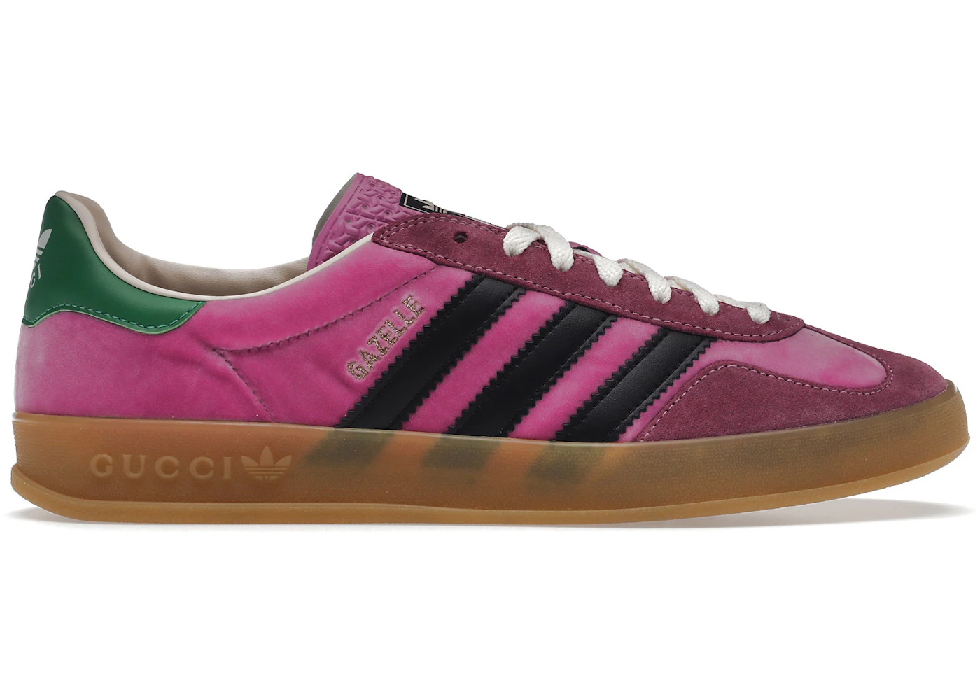 adidas x Gucci Gazelle Pink Men's HQ8852/707848-9STUO-5960 US