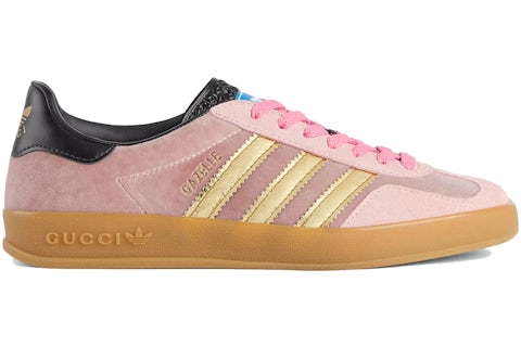 adidas x Gucci Gazelle Pink Velvet (Women's) 707864 FAAQX 5741 GB