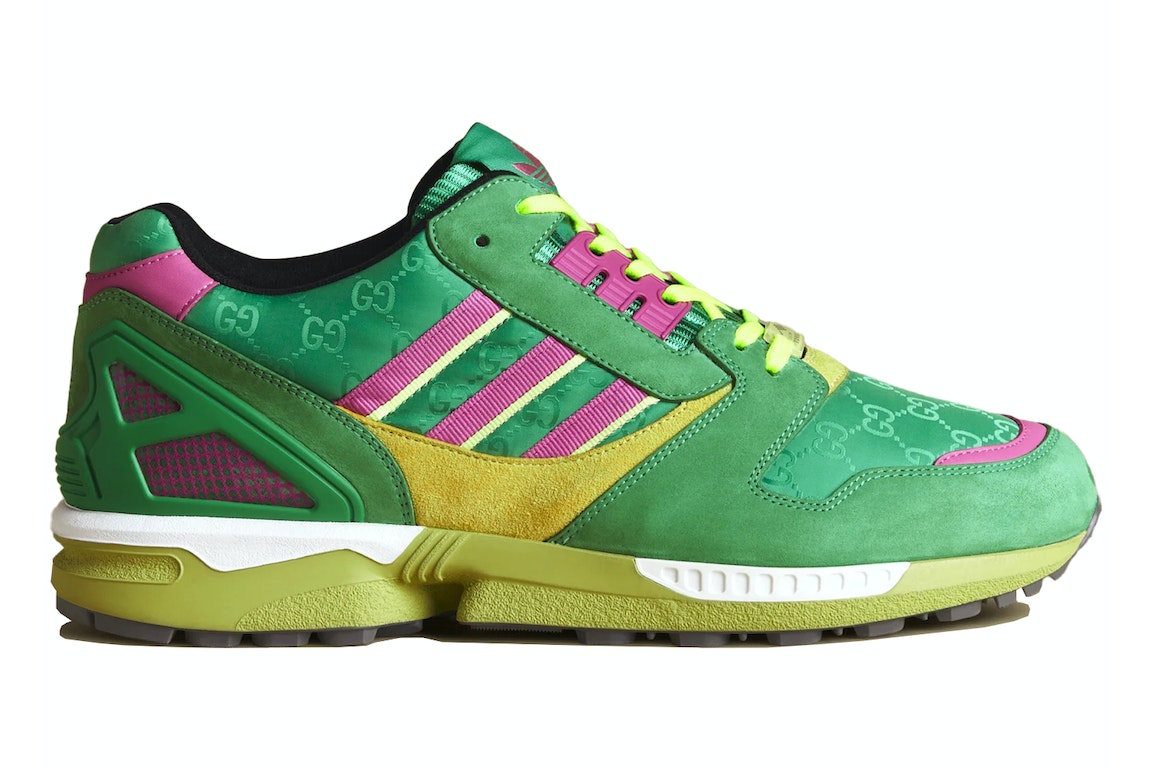 Pre-owned Adidas Originals Adidas X Gucci Zx 8000 Green Gg Monogram In Green/green/green