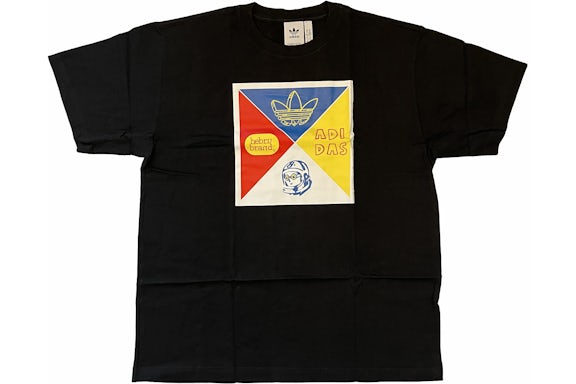 adidas x Hebru Brantley x BBC Logo T-Shirt Schwarz