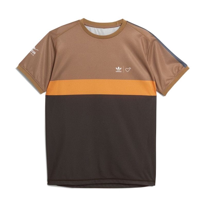 adidas x Human Made Graphic Tee Brown Men's - SS21 - US