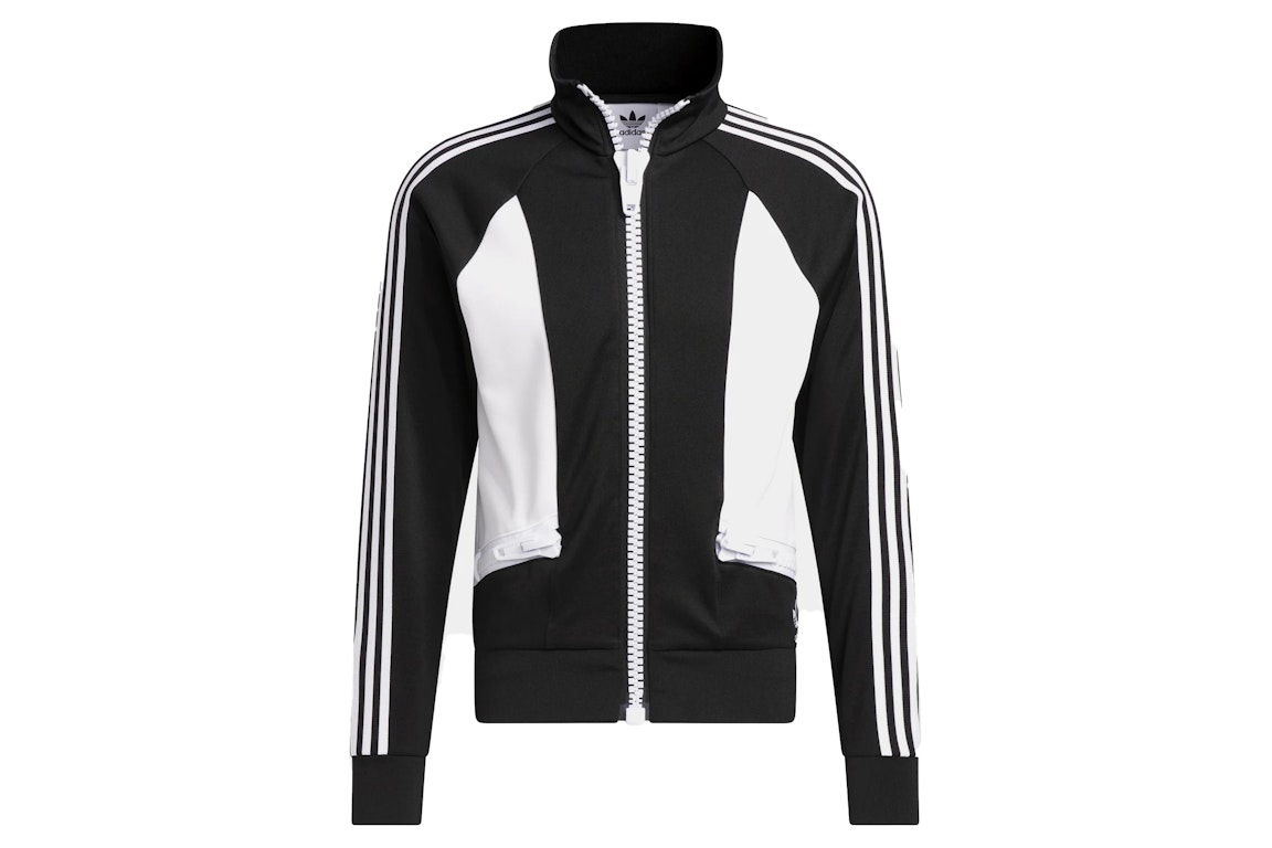 Pre-owned Adidas Originals Adidas X Jeremy Scott Big Zipper Jacket Black