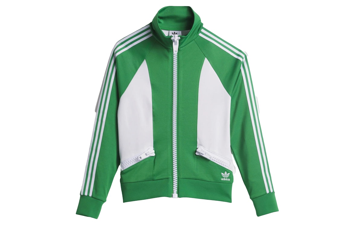 Pre-owned Adidas Originals Adidas X Jeremy Scott Big Zipper Jacket Green