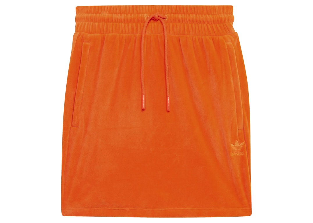 Pre-owned Adidas Originals Adidas X Jeremy Scott Skirt App Signal Orange