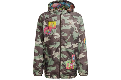 adidas x Jeremy Scott Windbreaker Jacket Camo Men's FW21 US