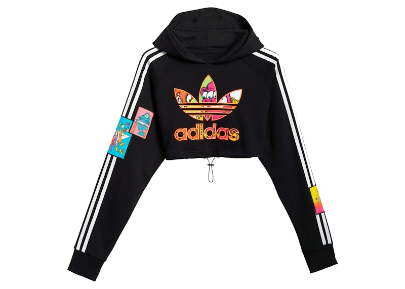 Adidas cropped shop sweatshirt sale