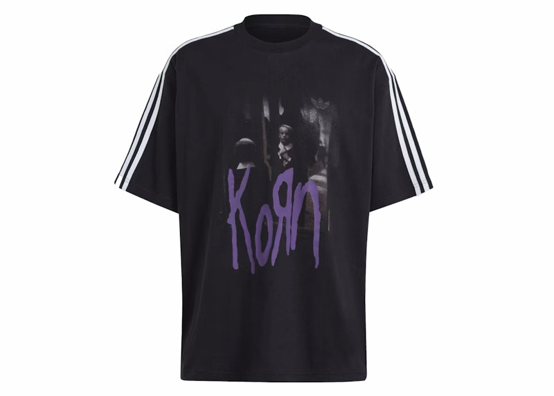 adidas x KoRn Graphic Tee (Asia Sizing) Carbon Men's - FW23 - US