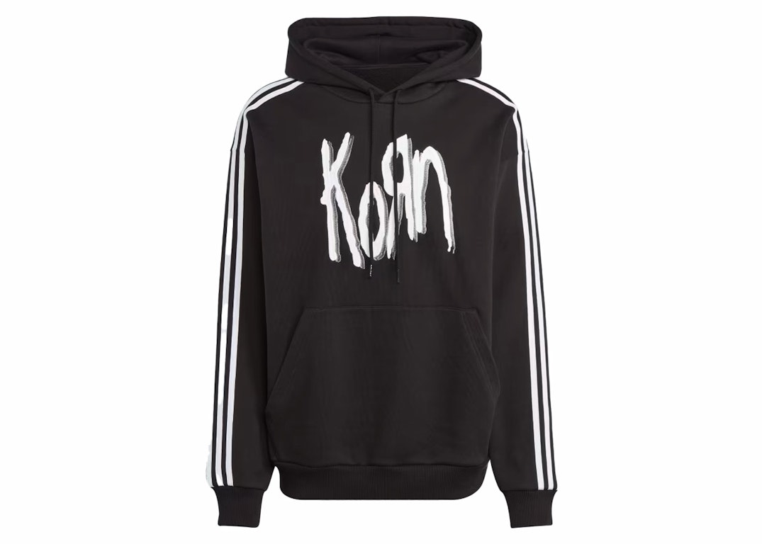 Pre-owned Adidas Originals Adidas X Korn Hoodie (asia Sizing) Black