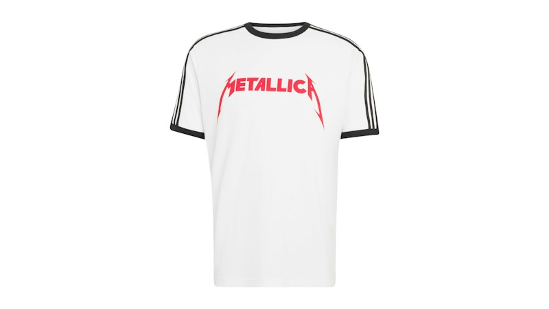 adidas x Metallica Ringer Tee White Men's - US