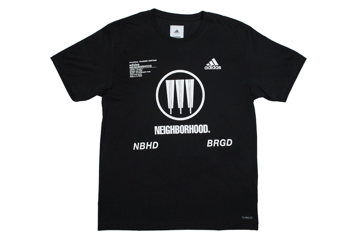 Pre-owned Adidas Originals Adidas X Neighborhood Ssl Nbhd (version 2) T-shirt Black