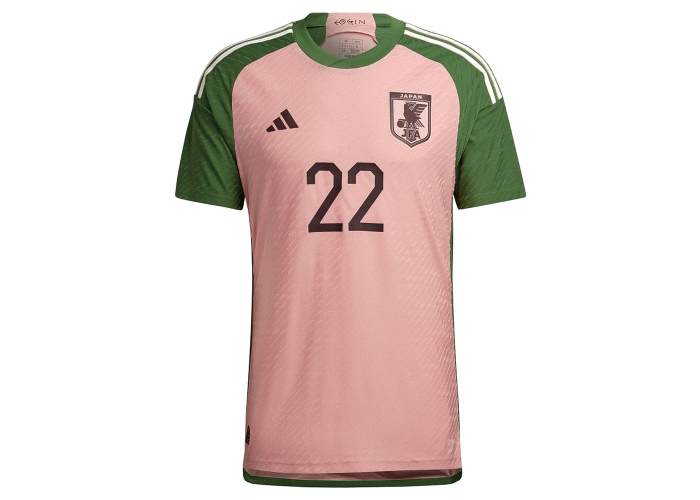 adidas x Nigo Japan National Soccer Team Special Collection Numbered Jersey  Wonder Mauve