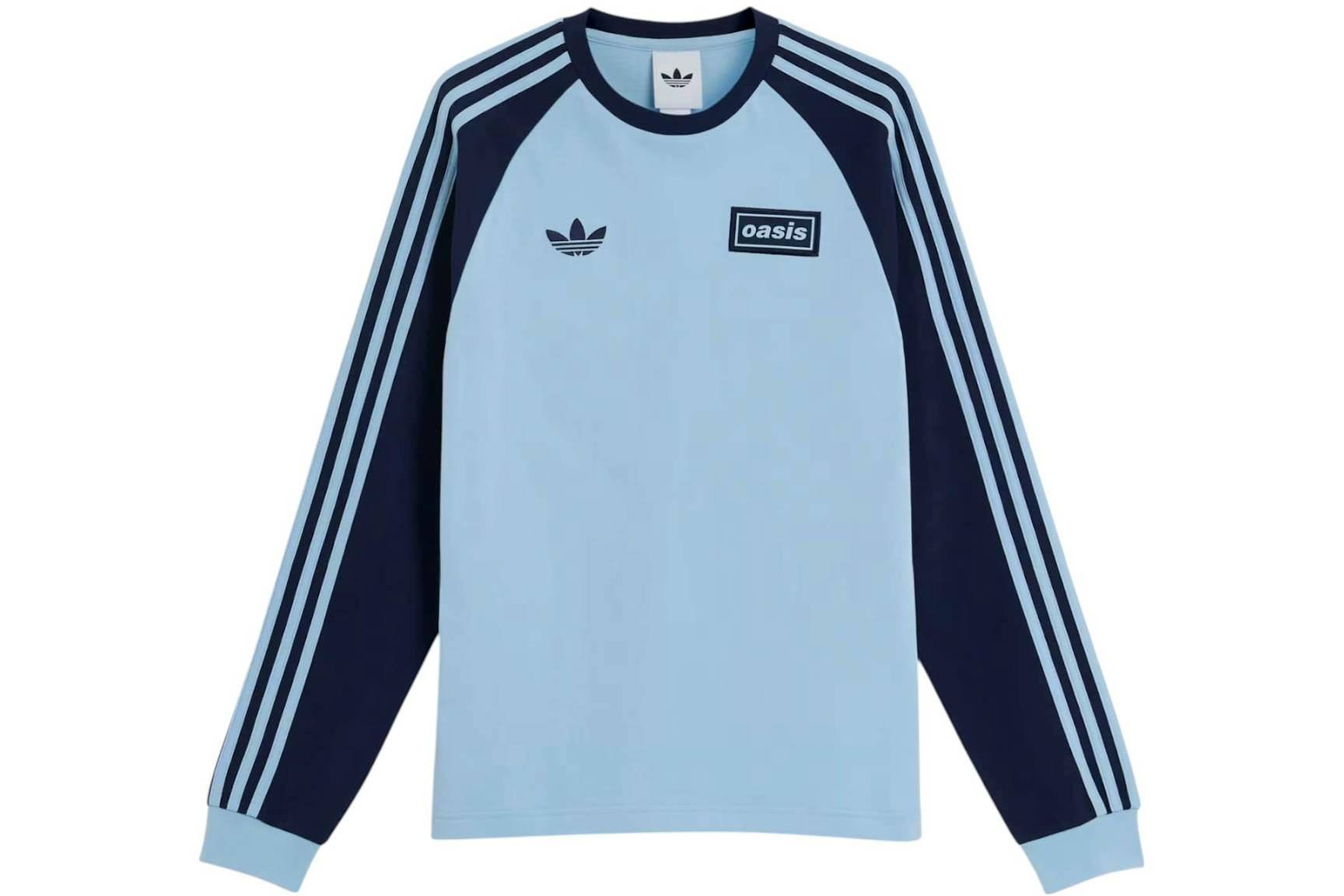 Oasis '1996 Tour Horizontal Stripes' T-shirt Eco Ringer Bianca E Nera - NUOVO - Foto 7