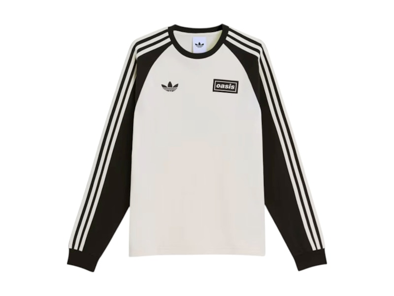 adidas Originals x Oasis★TOUR 3-STRIPES LONGSLEEVE TEE adidas x Oasis Tour 3-Stripes Longsleeve Tee White Men's