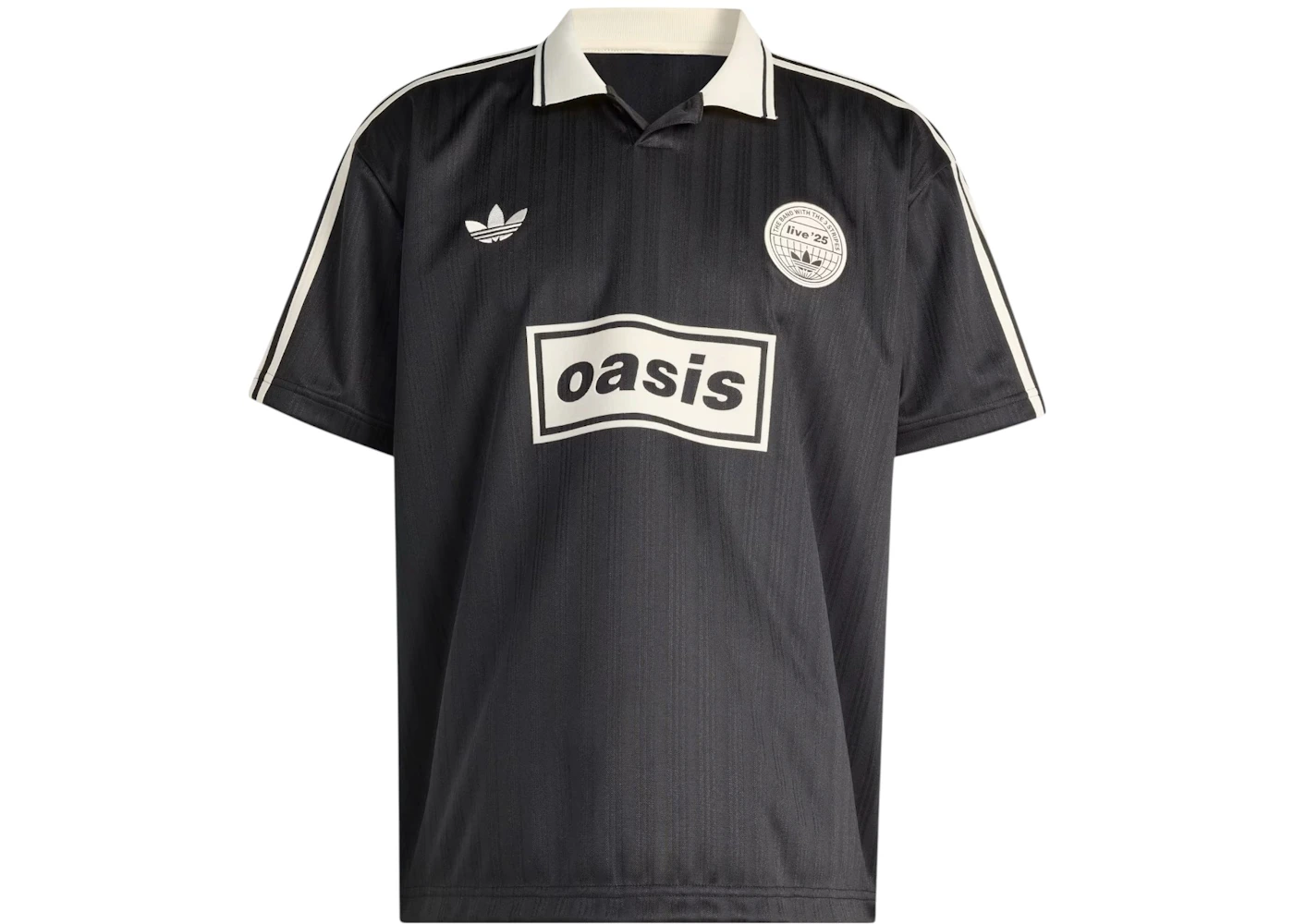 adidas x Oasis Tour Jacquard Jersey Black