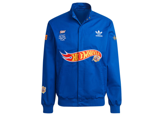 adidas x Sean Wotherspoon x Hot Wheels Race Jacket Blue/Power Blue ...