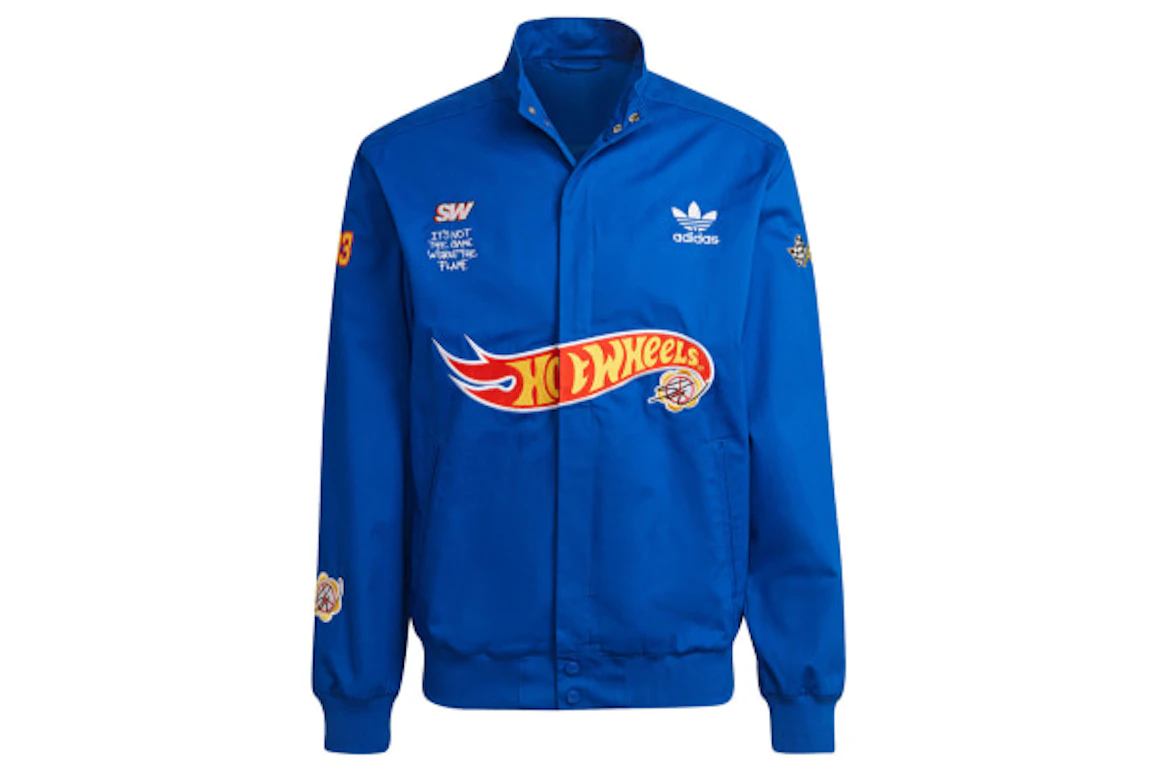 adidas x Sean Wotherspoon x Hot Wheels Race Jacket Blue/Power Blue
