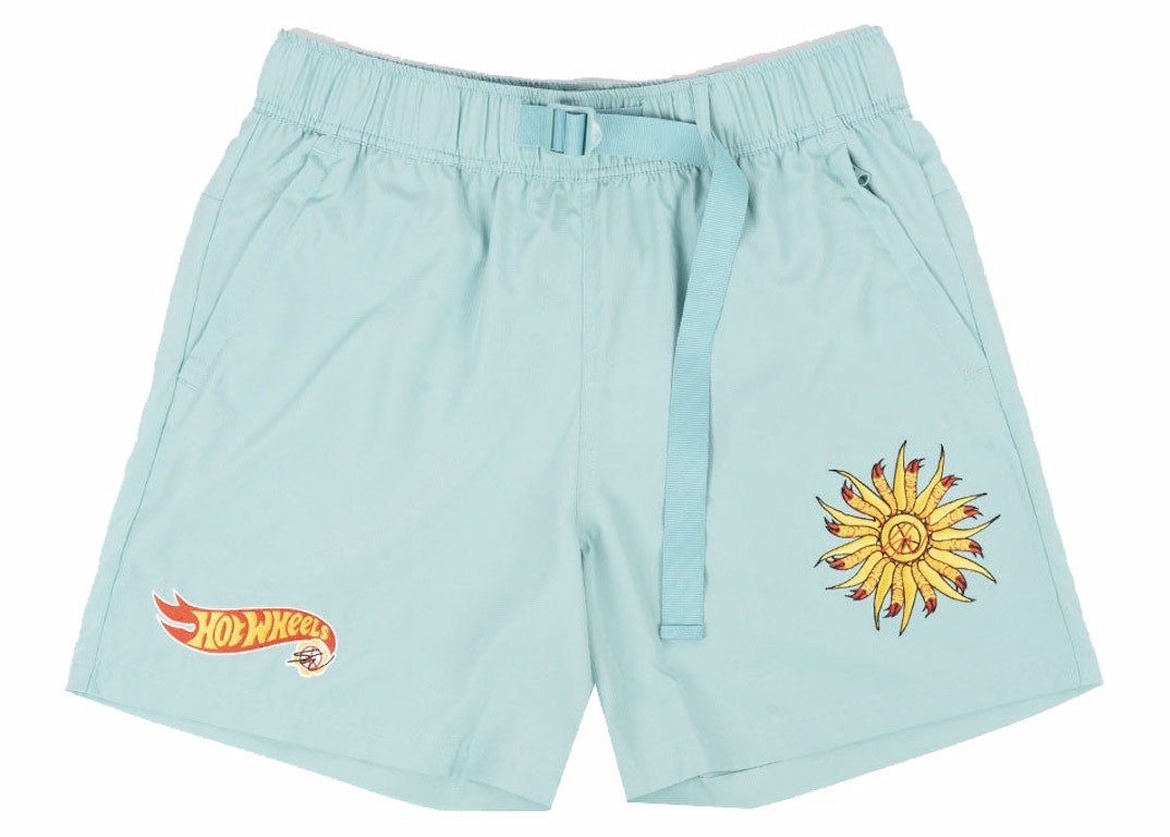 Pre-owned Adidas Originals Adidas X Sean Wotherspoon X Hot Wheels Shorts Blue/mint