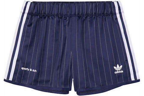 adidas x Sporty Rich Track Short Navy/White SS24 US