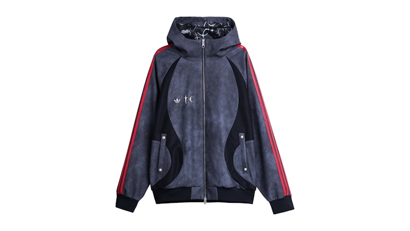 adidas x Thug Club Teamgeist Faux Leather Jacket Black/Antique