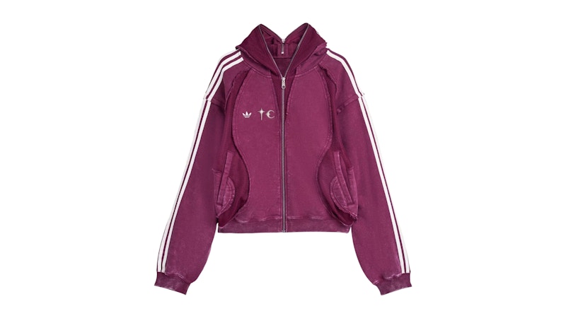 adidas x Thug Club Teamgeist Hooded Zip Up (Asia Sizing) Maroon