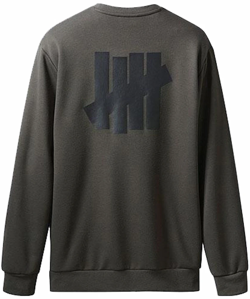 adidas x Undefeated Running Crew Sweater Gray/Cinder/Utility Black FW22 - US