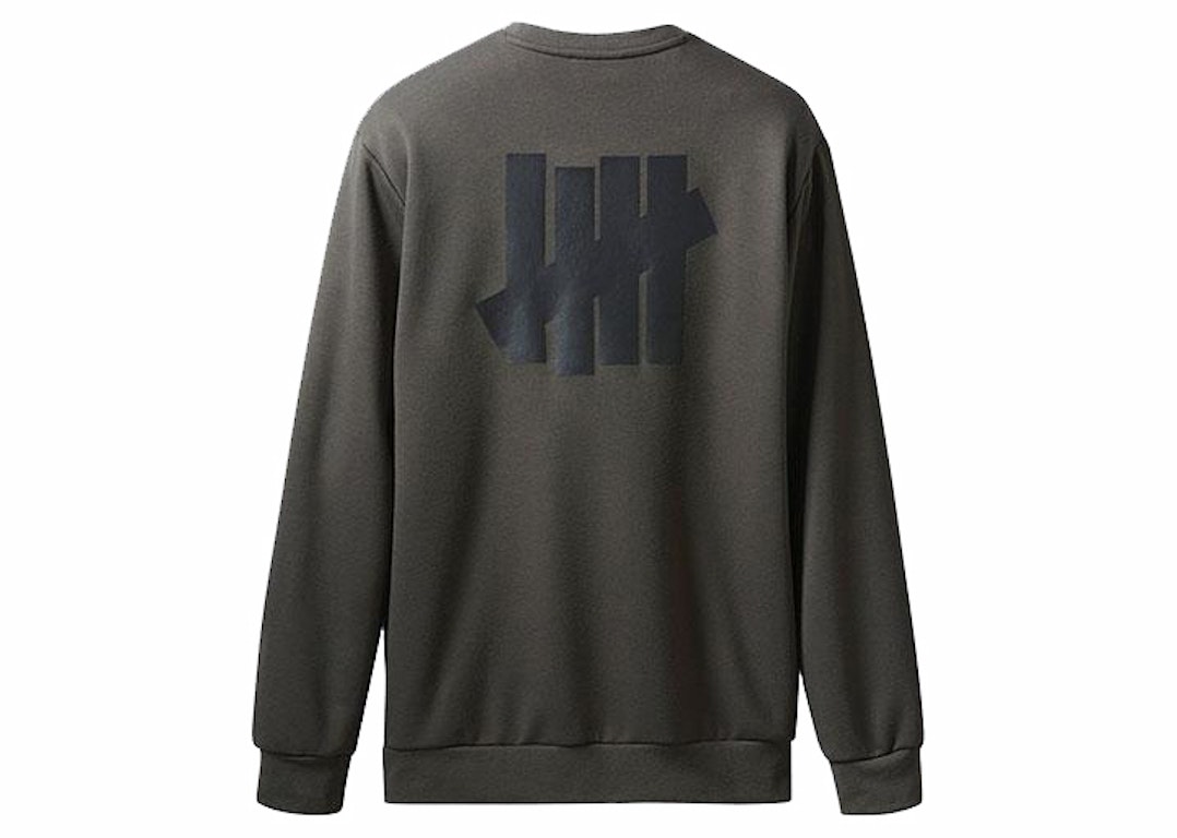 Pre-owned Adidas Originals Adidas X Undefeated Running Crew Sweater Gray/cinder/utility Black
