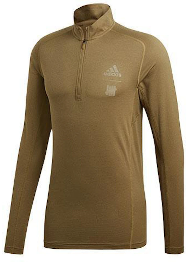 adidas x Undefeated Half-Zip Sweatshirt Khaki/Tactile Khaki FW22 Men's US