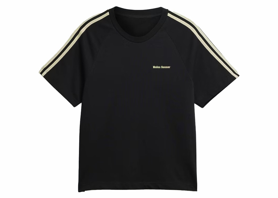 Pre-owned Adidas Originals Adidas X Wales Bonner Statement Graphic Tee Black